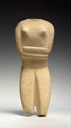 Cycladische figuur, Spedos, ca. 2700-2500 v.Chr. (marmer)